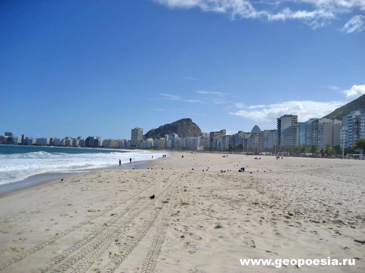 фото пляжа Копакабана, Рио-де-Жанейро