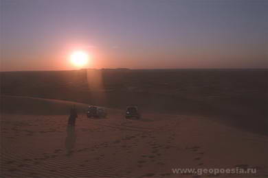 Закат в пустыне 