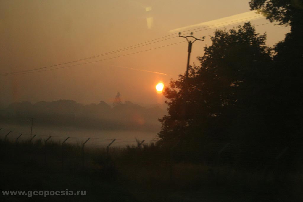 Фото тумана в долине Луары