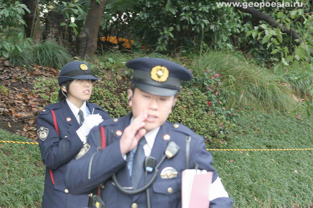 Фото японской полиции