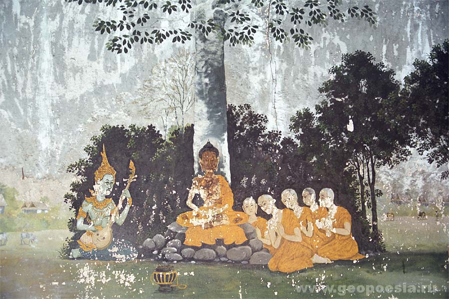Сцена просветления Будды