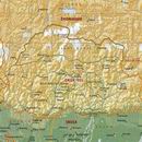 Административная карта Бутана