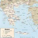 Административная карта Греции