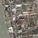 Карта центра Бангкока, королевский дворец крупно: увеличить