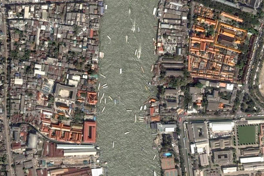 Большая њарта Бангкока, река. Map of Bangkok. Map of Thailand