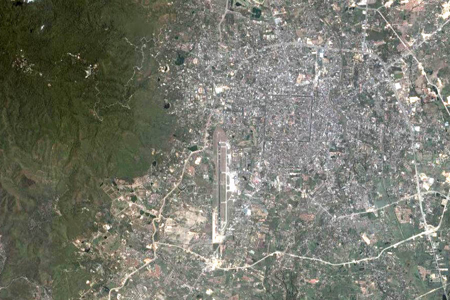 Большая њарта города Чанмай, север Таиланда. Map of Thailand