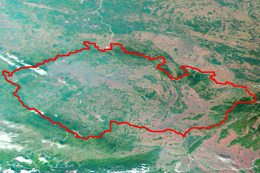 Большая карта Чехии. Map of Czech Republic