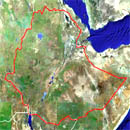 Карта Эфиопии: увеличить