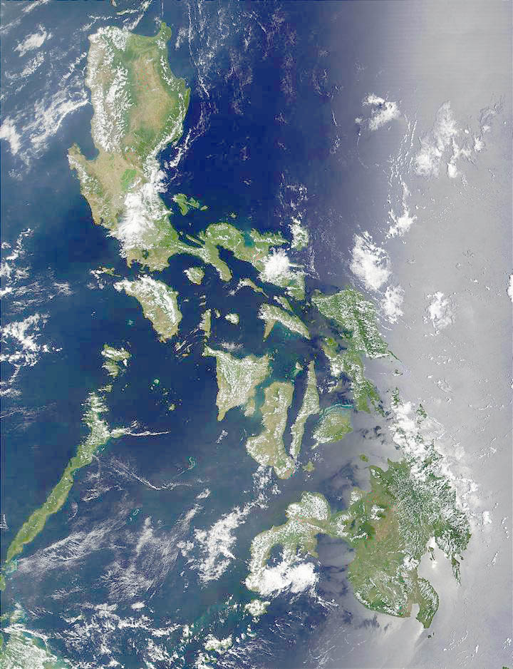 Большая карта Филиппин. Map of Philippines