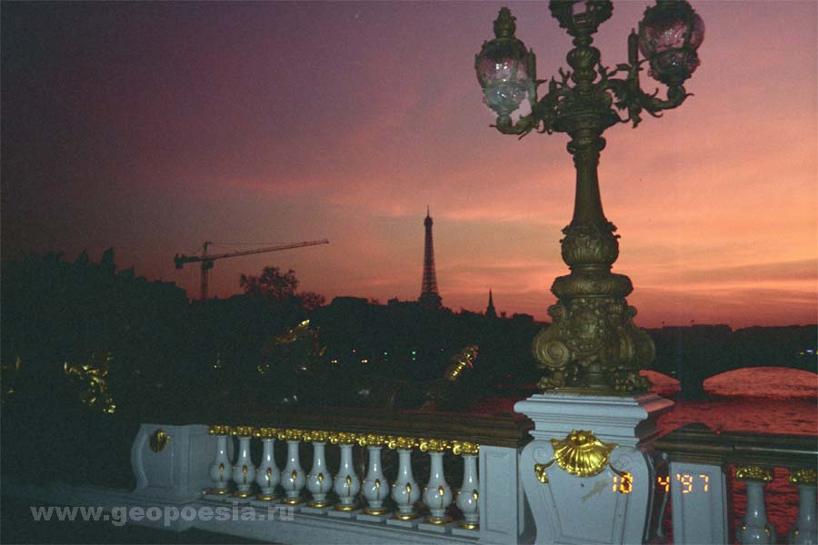 Фото моста Александра III в Париже