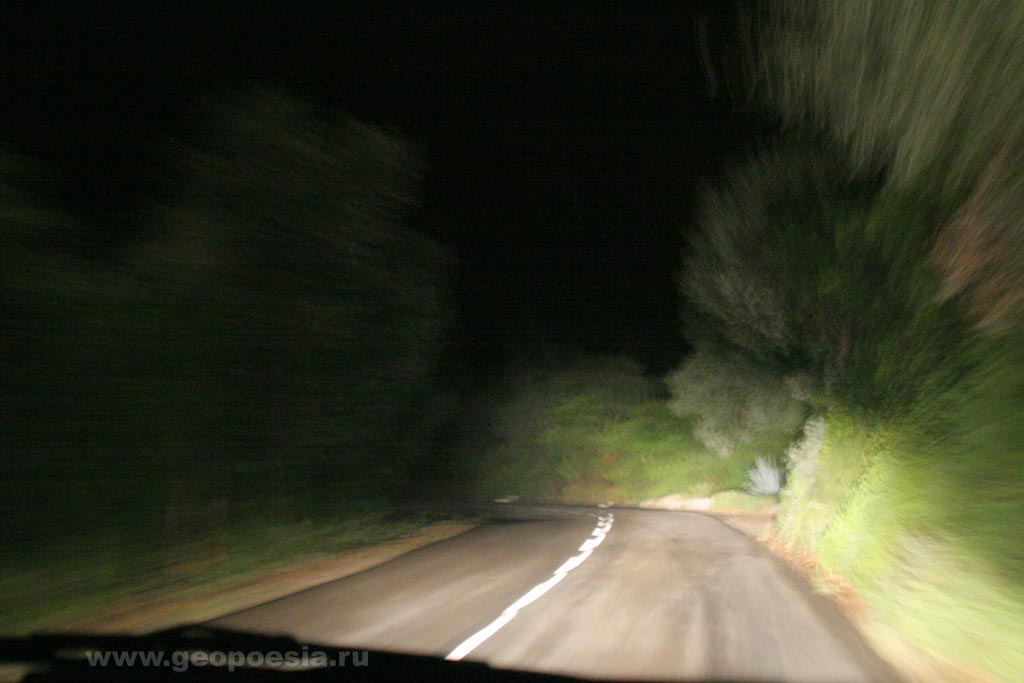 Фото ночной дороги