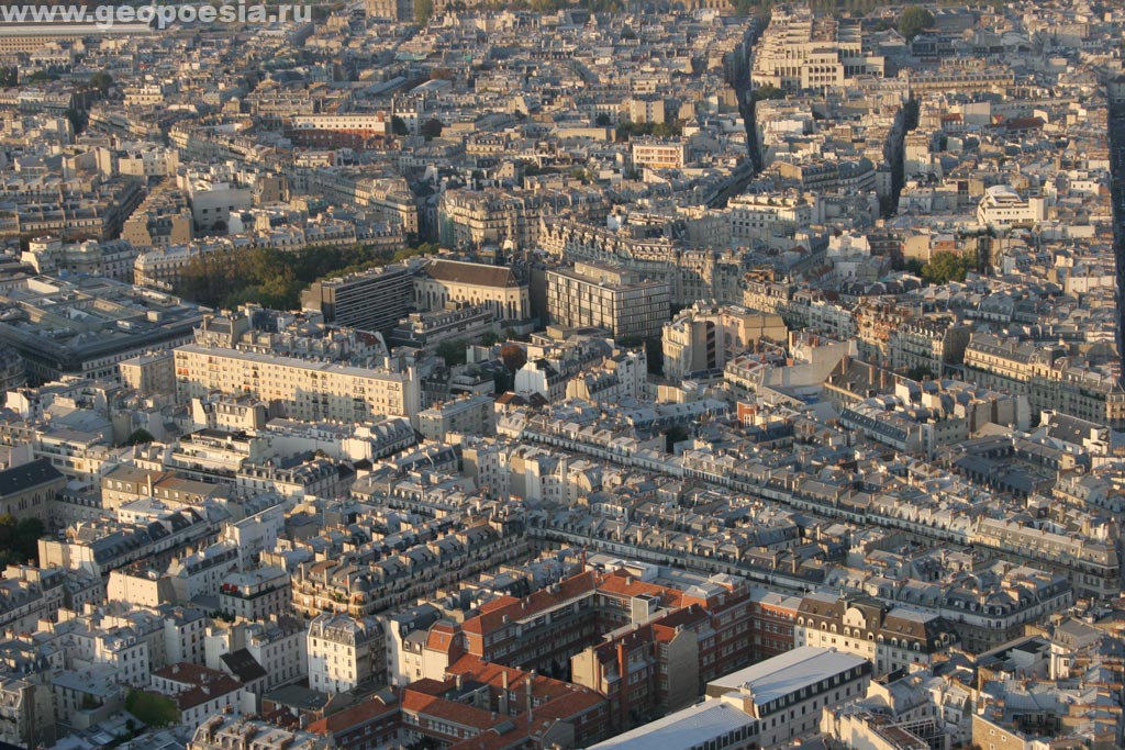 Фото парижских крыш
