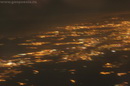 Ночной Париж с самолёта