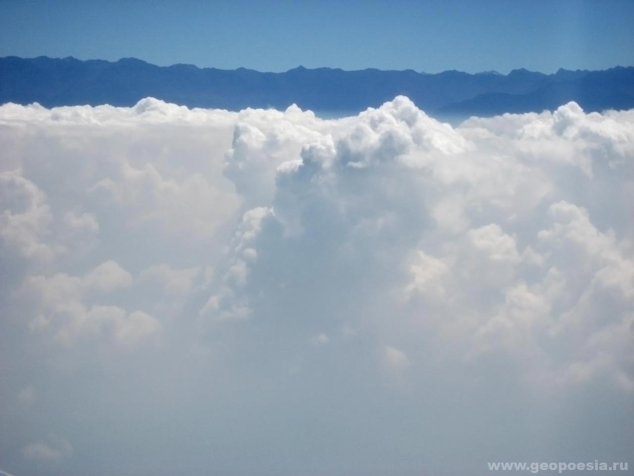 Фото облаков в Андах