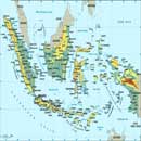 Административная карта Индонезии