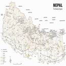 Административная карта Непала