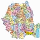 Административная карта Румынии