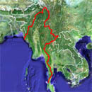 Карта Бирмы: увеличить