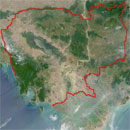 Карта Камбоджи: увеличить