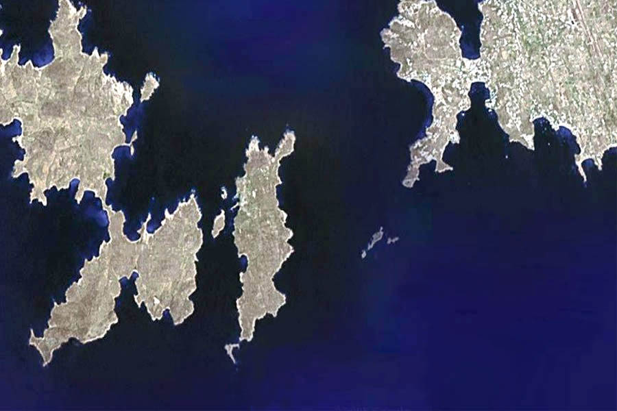 Большая њарта острова Делос. Map of Greece