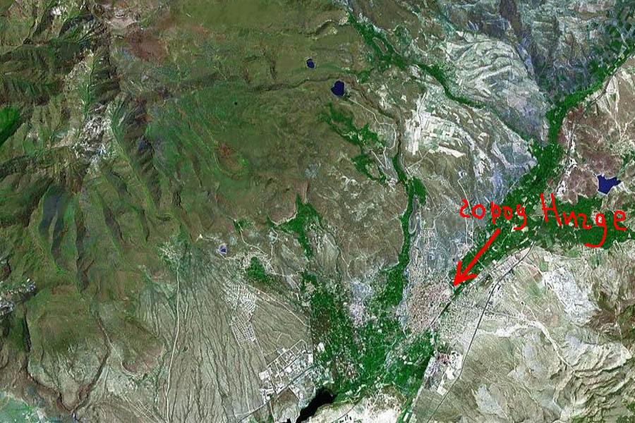 Большая њарта окрестностей города Нигде, Турция. Map of Turkey