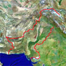 Карта Пакистана