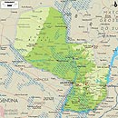 Карта Парагвая: увеличить