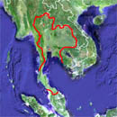 Карта Таиланда: увеличить